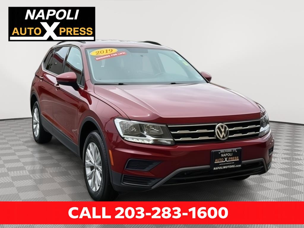 Cardinal Red Metallic 2019 Volkswagen Tiguan SUV / Crossover All-Wheel Drive Automatic