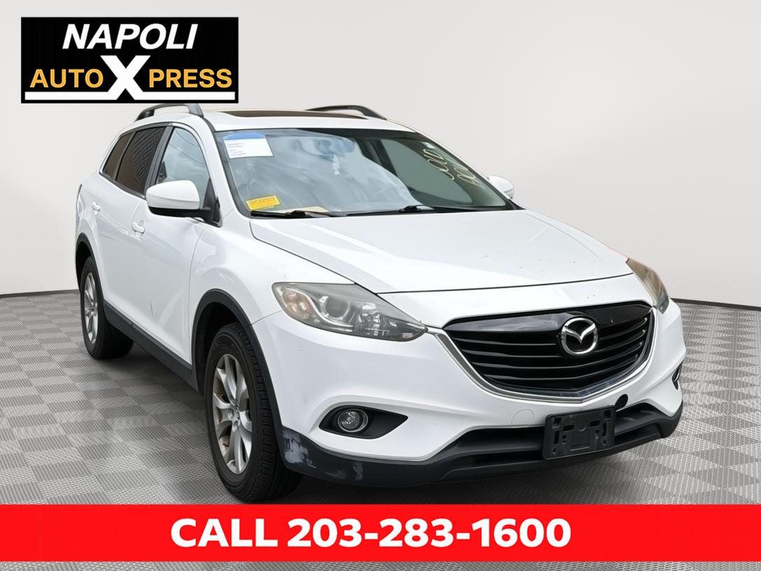 Crystal White Pearl Mica 2014 Mazda CX-9 SUV / Crossover All-Wheel Drive Automatic
