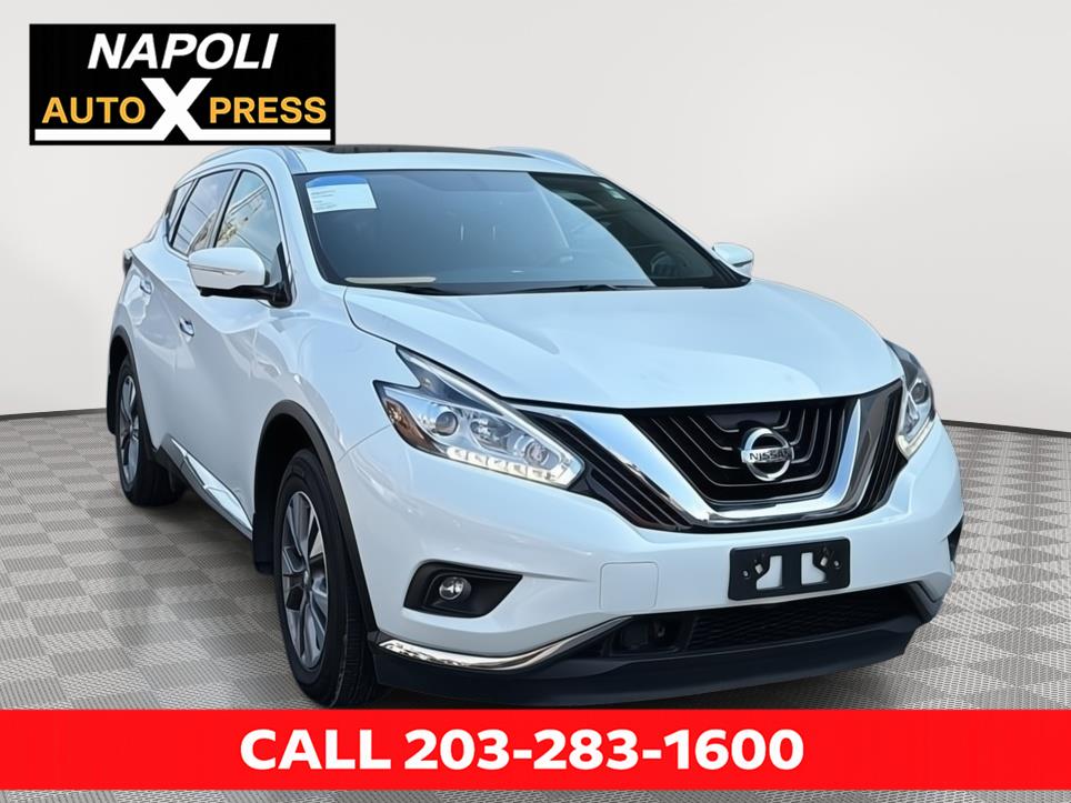 Pearl White 2015 Nissan Murano SUV / Crossover All-Wheel Drive Continuously Variable Transmission