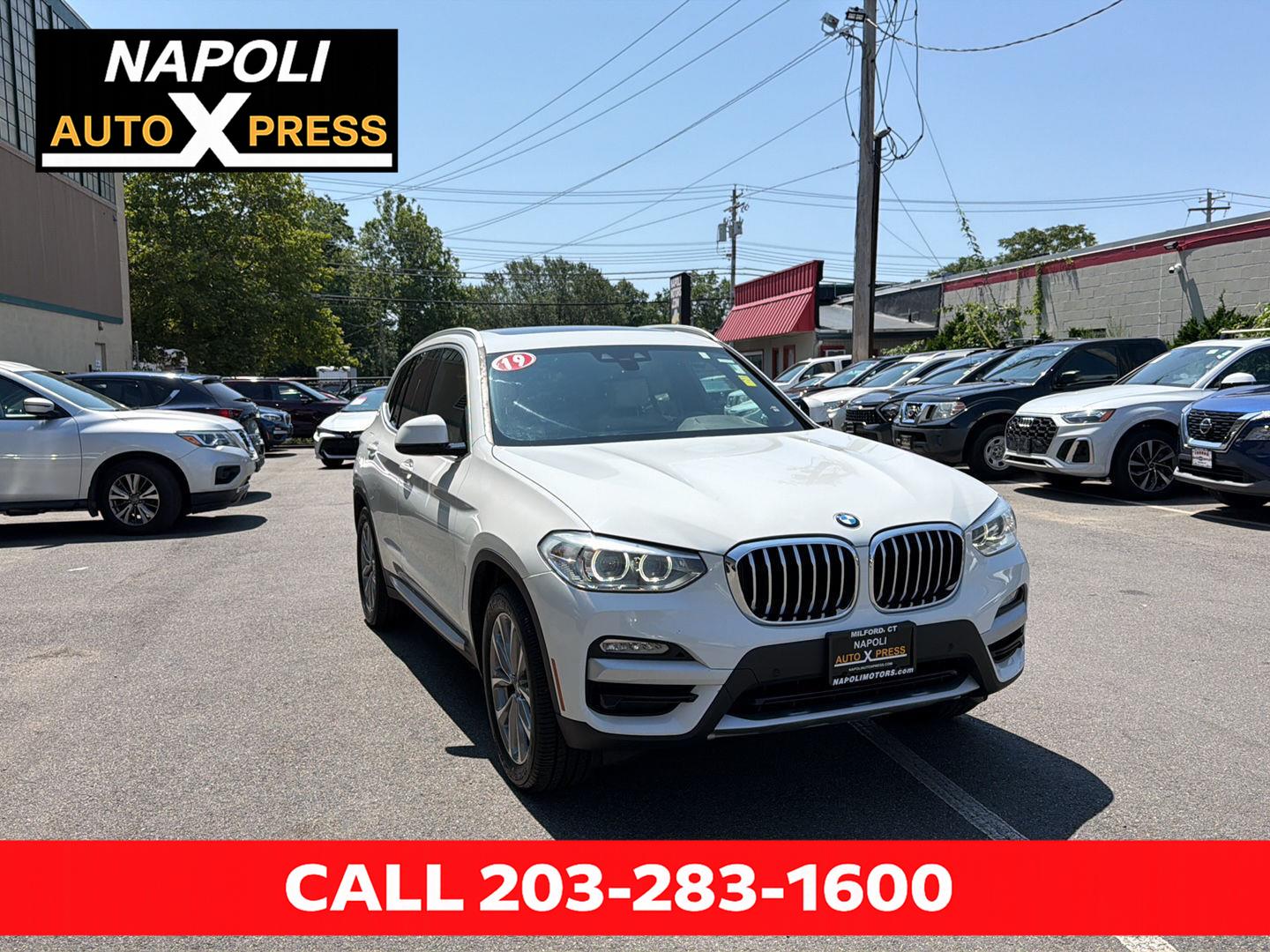 Alpine White 2019 BMW X3 SUV / Crossover All-Wheel Drive Automatic