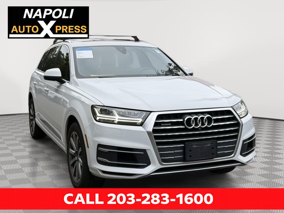 Glacier White Metallic 2019 Audi Q7 SUV / Crossover All-Wheel Drive Automatic