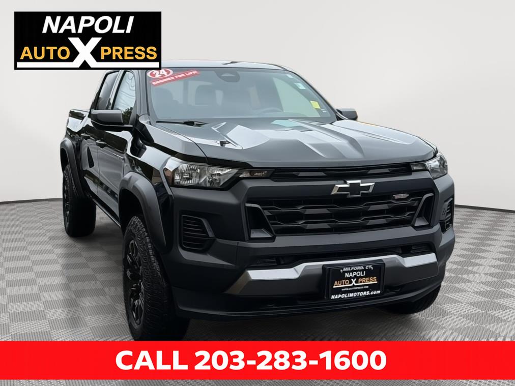 Black 2024 Chevrolet Colorado Pickup Truck Four-Wheel Drive 8-Speed Automatic