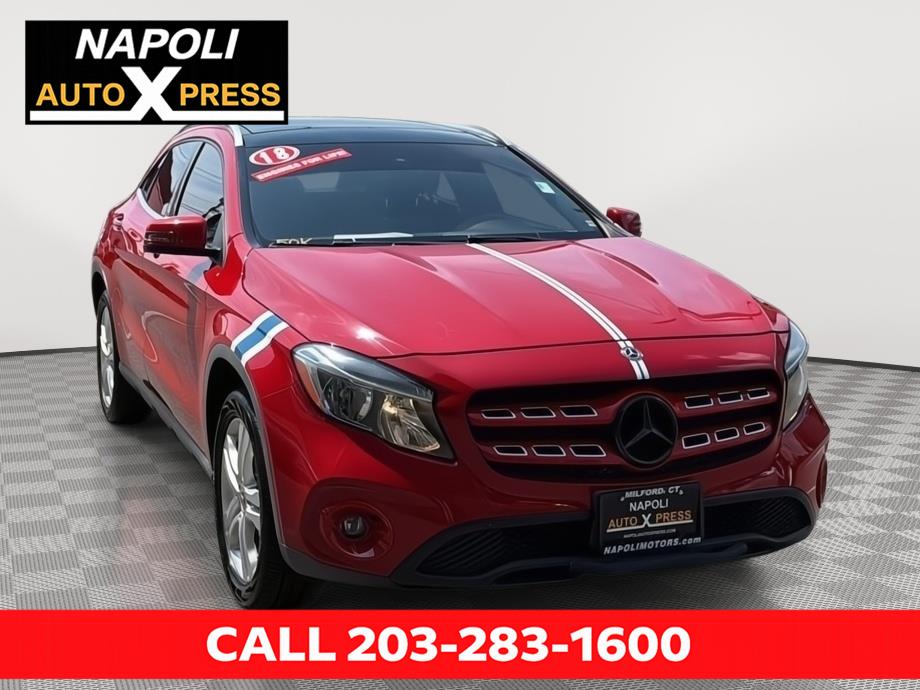 Jupiter Red 2018 Mercedes-Benz GLA SUV / Crossover All-Wheel Drive Automatic