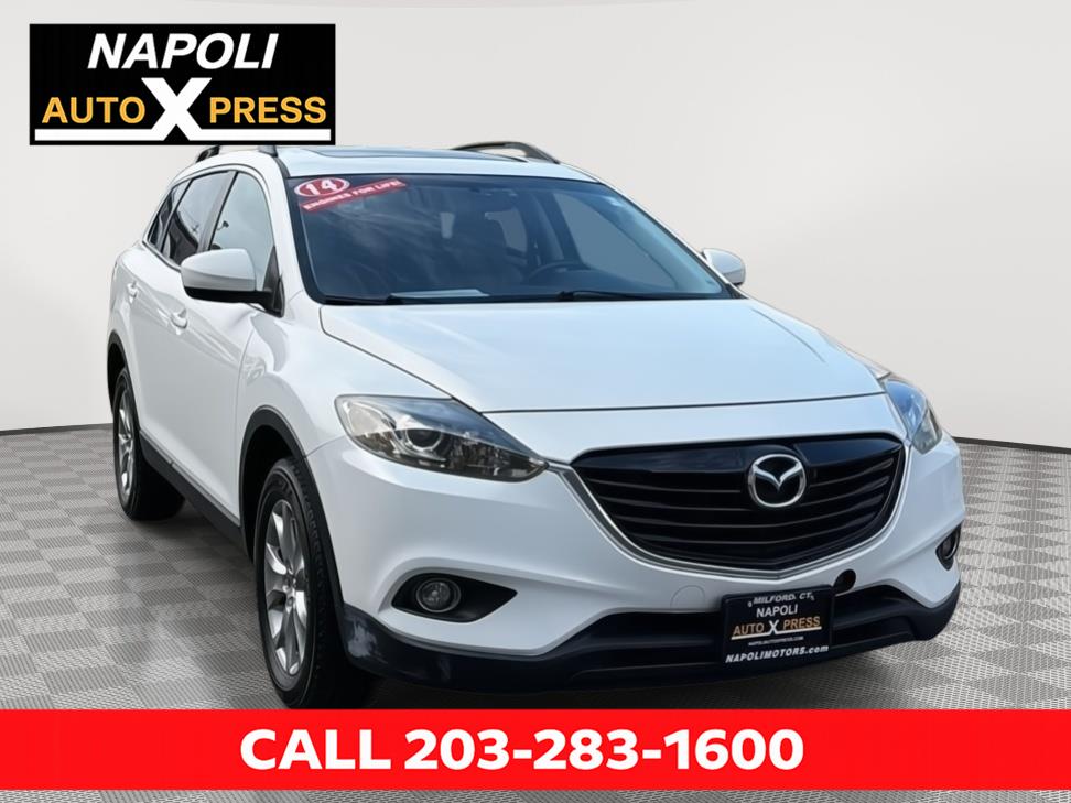 Crystal White Pearl Mica 2014 Mazda CX-9 SUV / Crossover All-Wheel Drive Automatic