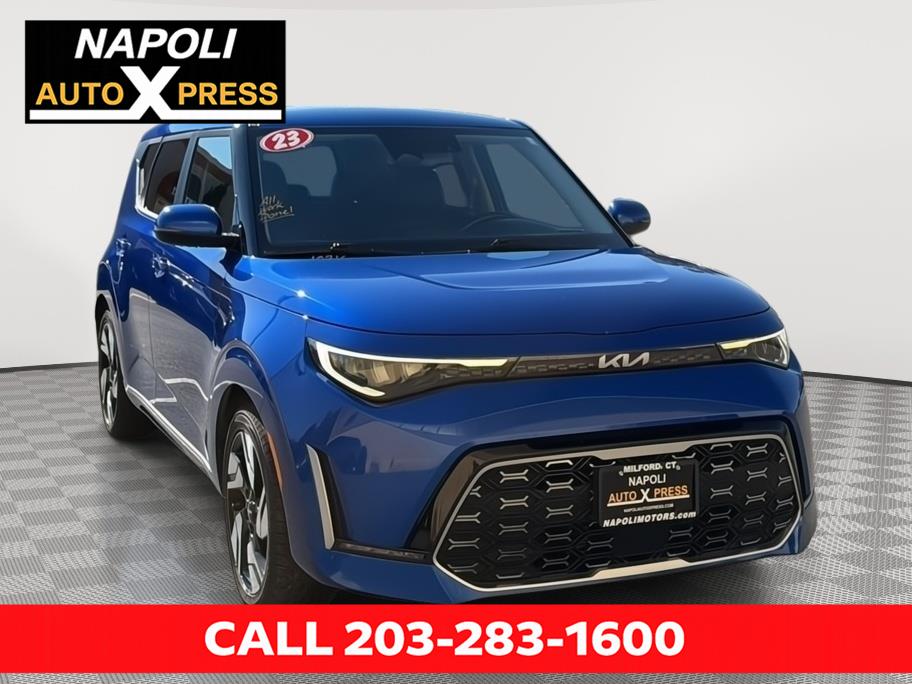Neptune Blue 2023 Kia Soul SUV / Crossover Front-Wheel Drive Continuously Variable Transmission