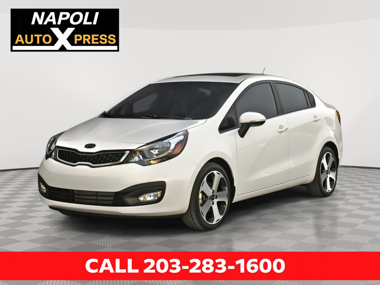 Bright Silver 2014 Kia Rio LX Sedan Front-Wheel Drive Automatic