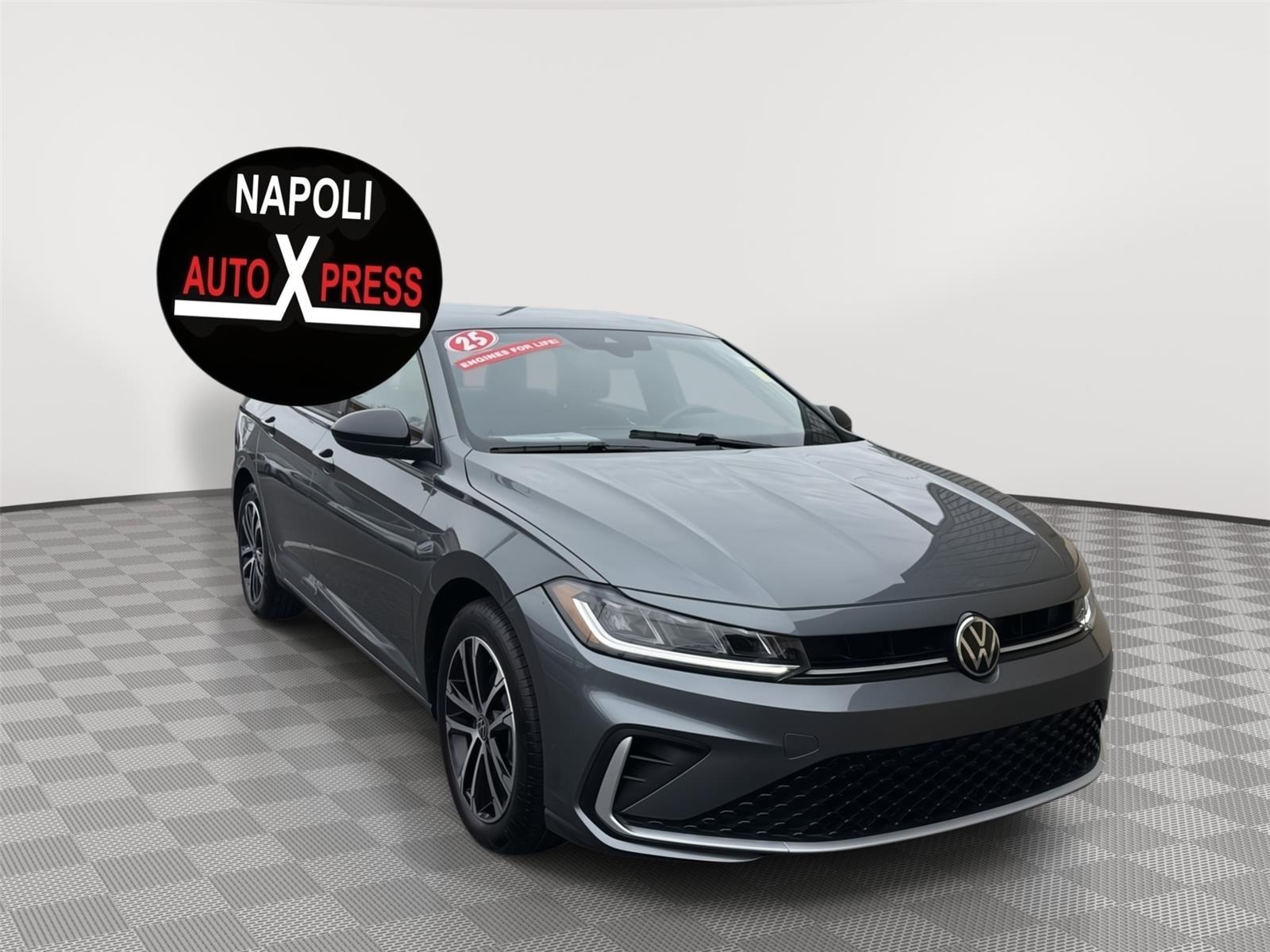 Monument Gray 2025 Volkswagen Jetta Sport FWD Sedan Front-Wheel Drive Automatic