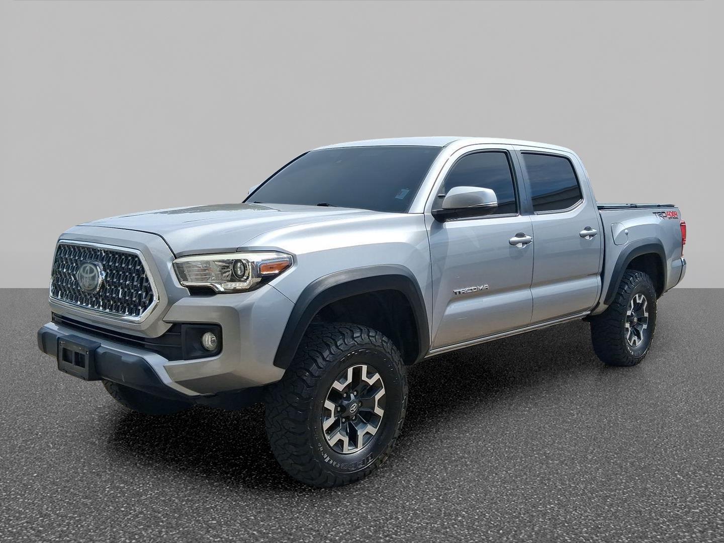 Silver Sky Metallic 2019 Toyota Tacoma Pickup Truck Four-Wheel Drive Manual