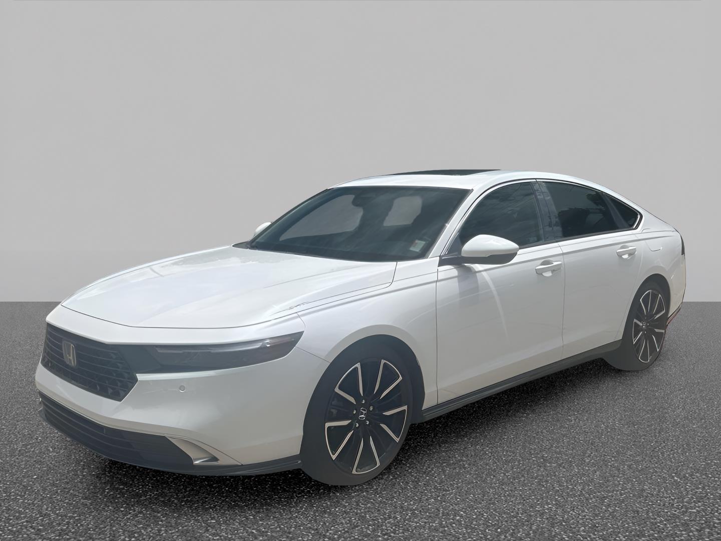 Platinum White Pearl 2025 Honda Accord Hybrid Sedan Front-Wheel Drive 1-Speed Dual Clutch
