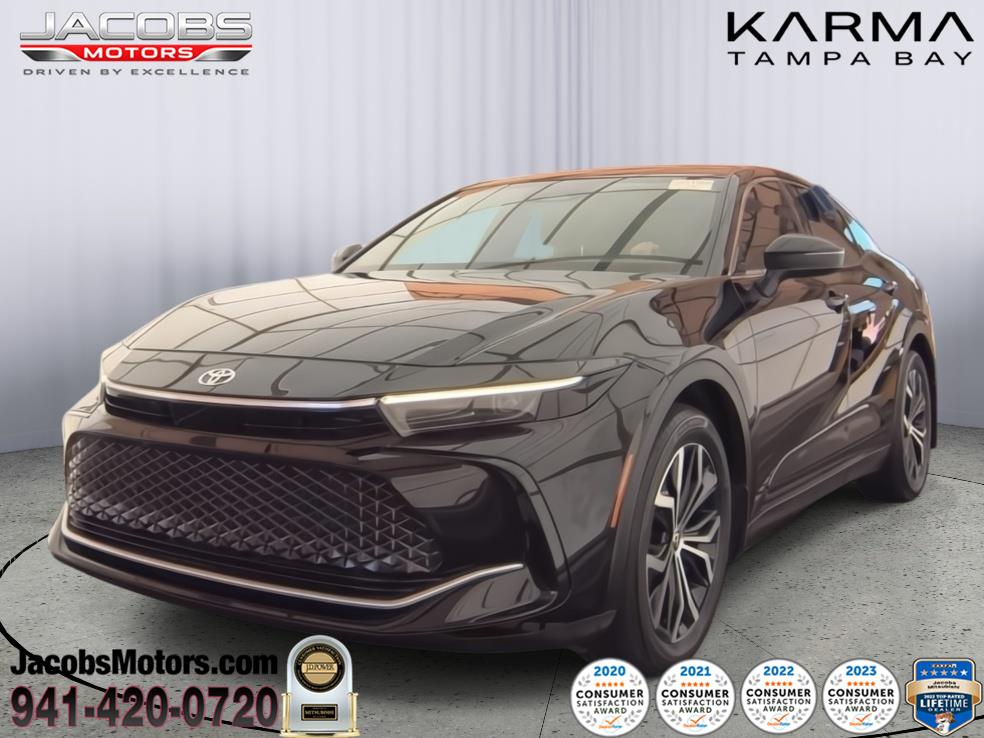 Black 2025 Toyota Crown XLE AWD Sedan All-Wheel Drive Continuously Variable Transmission