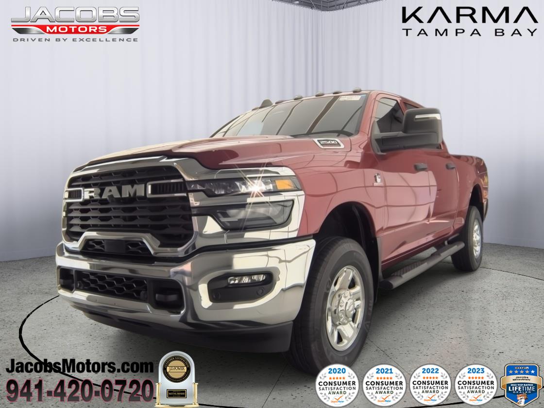 Molten Red Pearlcoat 2026 RAM 2500 Pickup Truck Four-Wheel Drive 8-Speed Automatic