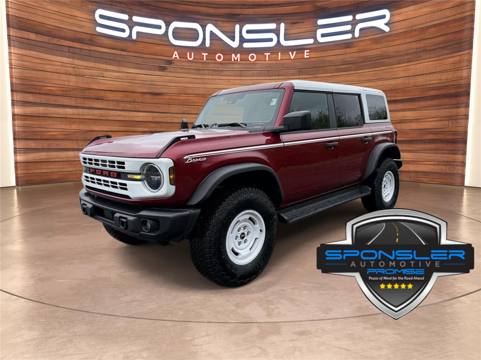 Ruby Red Metallic Tinted Clearcoat 2025 Ford Bronco SUV / Crossover Four-Wheel Drive Automatic