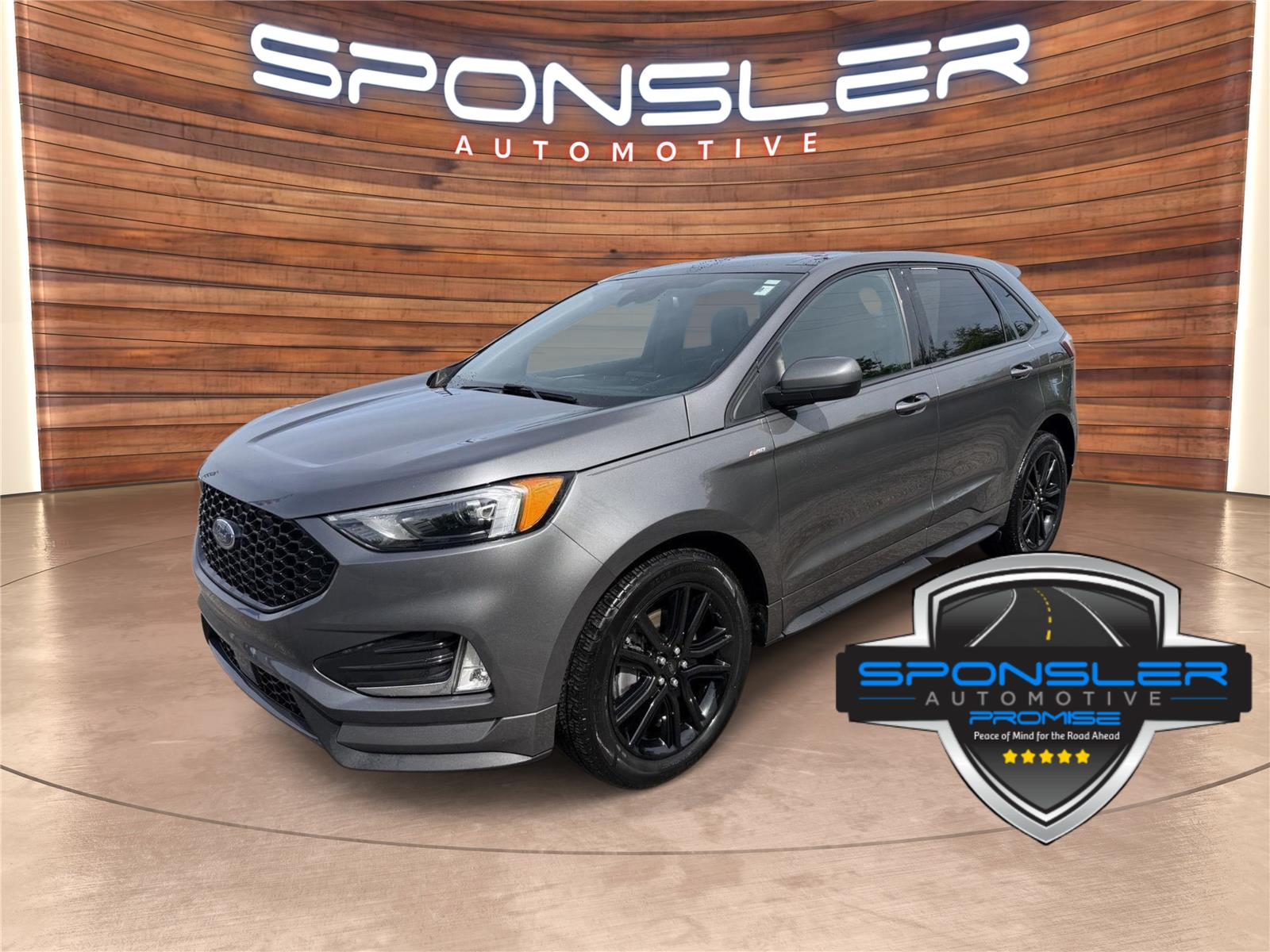 Carbonized Gray Metallic 2023 Ford Edge SUV / Crossover All-Wheel Drive 8-Speed Automatic