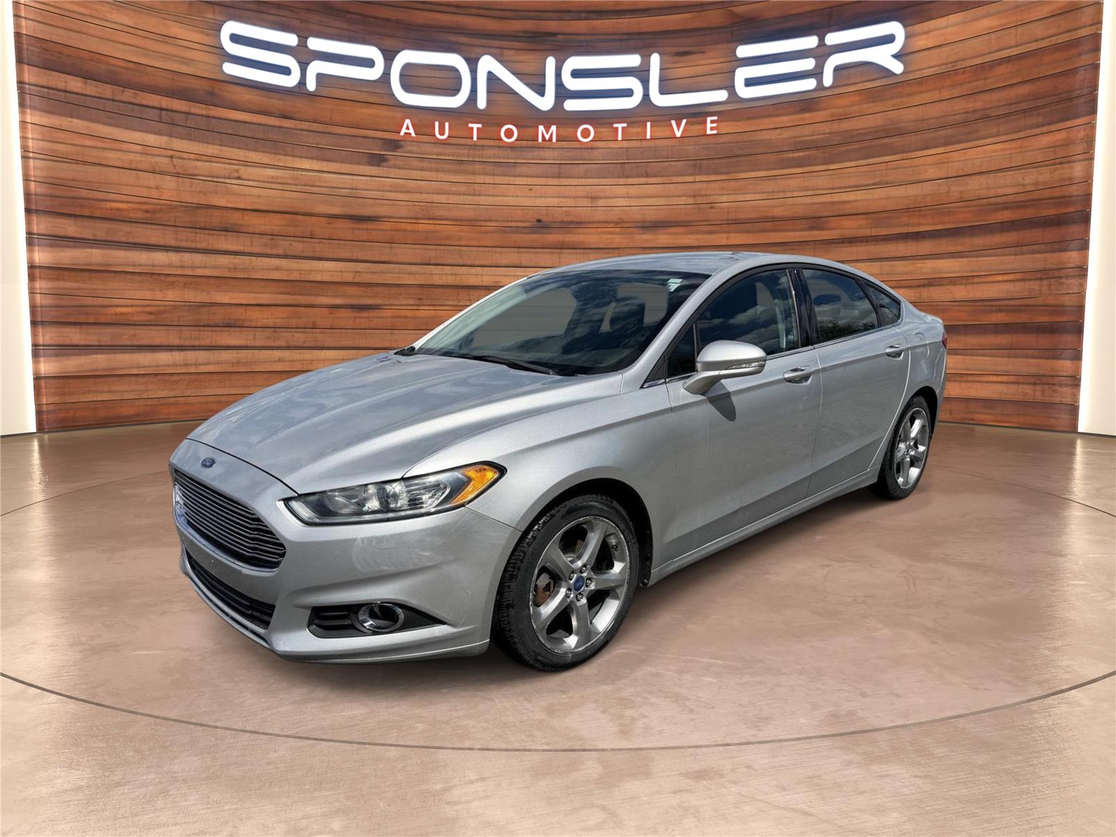 Ingot Silver Metallic 2014 Ford Fusion Sedan Front-Wheel Drive 6-Speed Automatic
