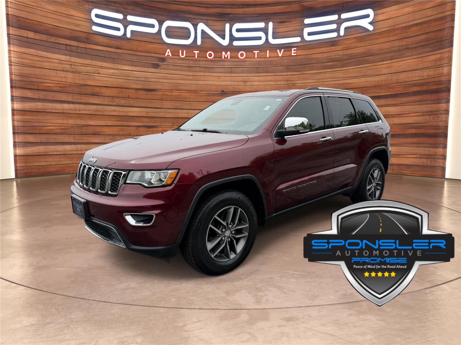 Velvet Red Pearlcoat 2017 Jeep Grand Cherokee SUV / Crossover Four-Wheel Drive 8-Speed Automatic