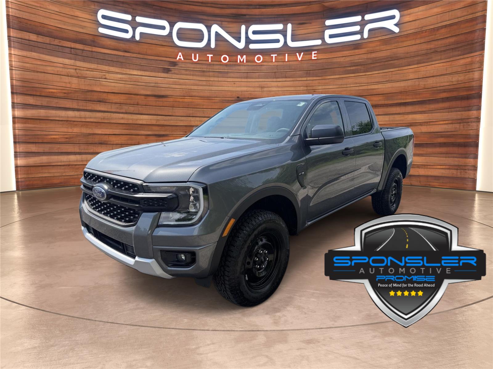 Carbonized Gray Metallic 2026 Ford Ranger Pickup Truck Four-Wheel Drive Automatic