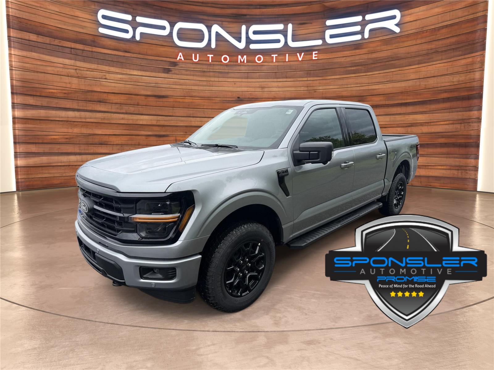 Iconic Silver Metallic 2026 Ford F-150 Pickup Truck Four-Wheel Drive Automatic