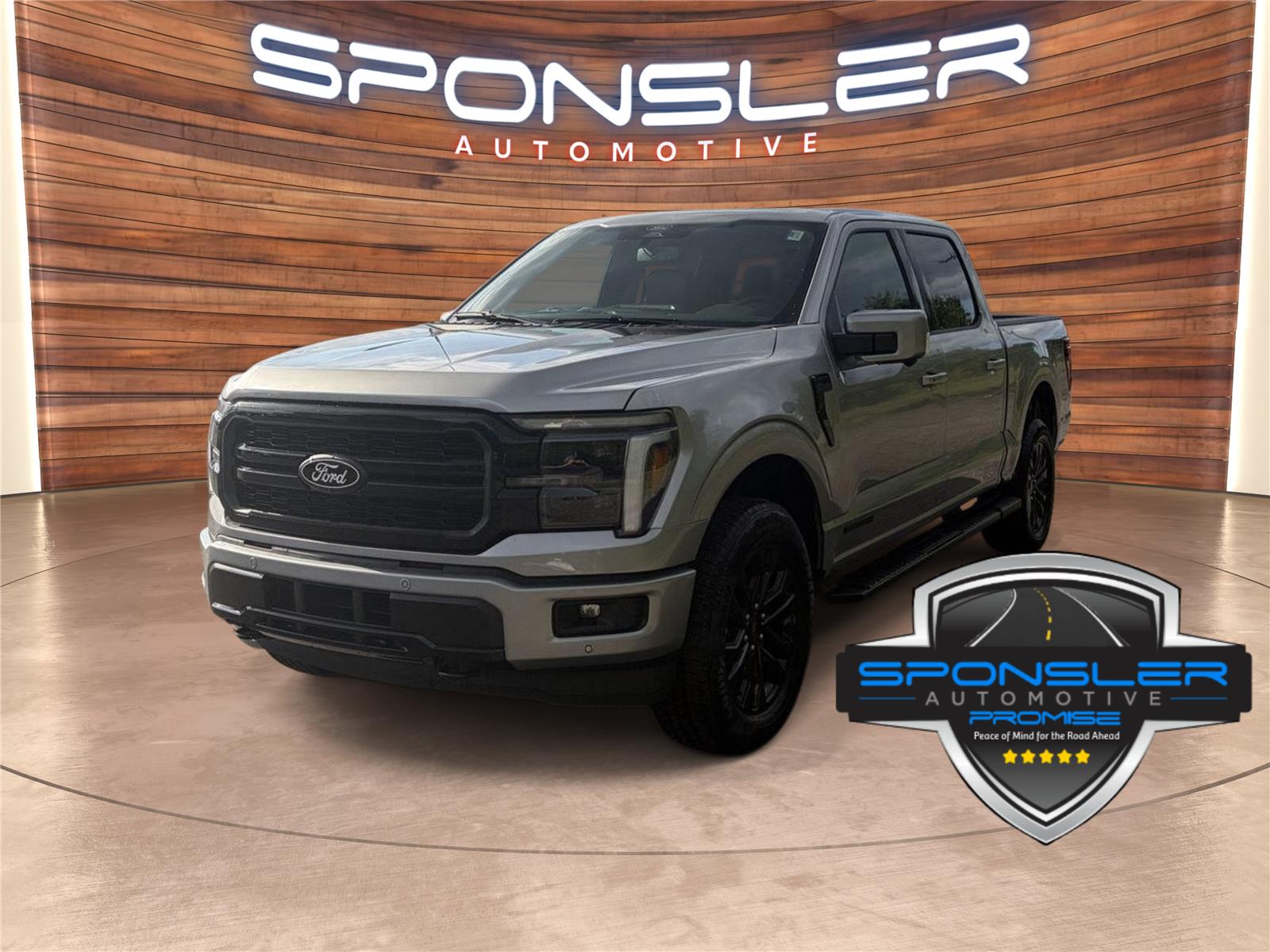 Iconic Silver Metallic 2026 Ford F-150 Pickup Truck Four-Wheel Drive Automatic