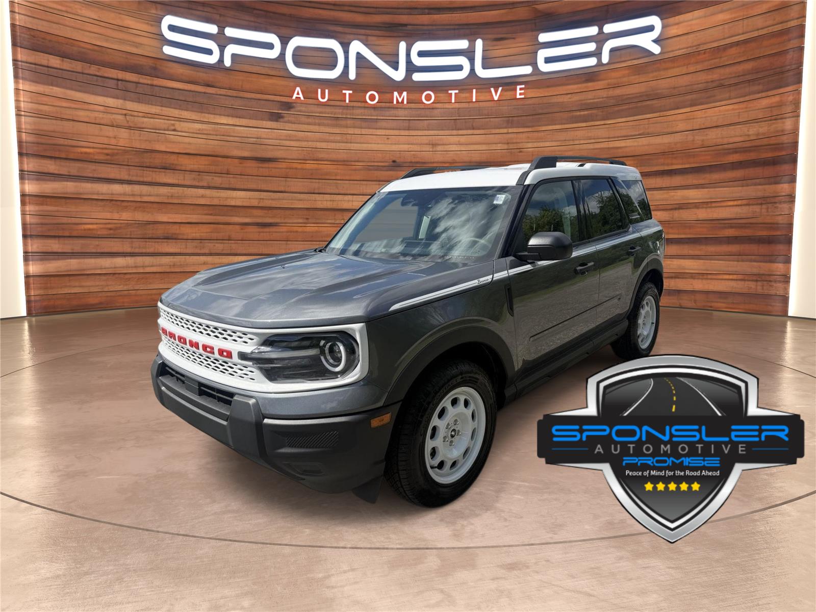 Carbonized Gray Metallic 2026 Ford Bronco Sport SUV / Crossover All-Wheel Drive 8-Speed Automatic