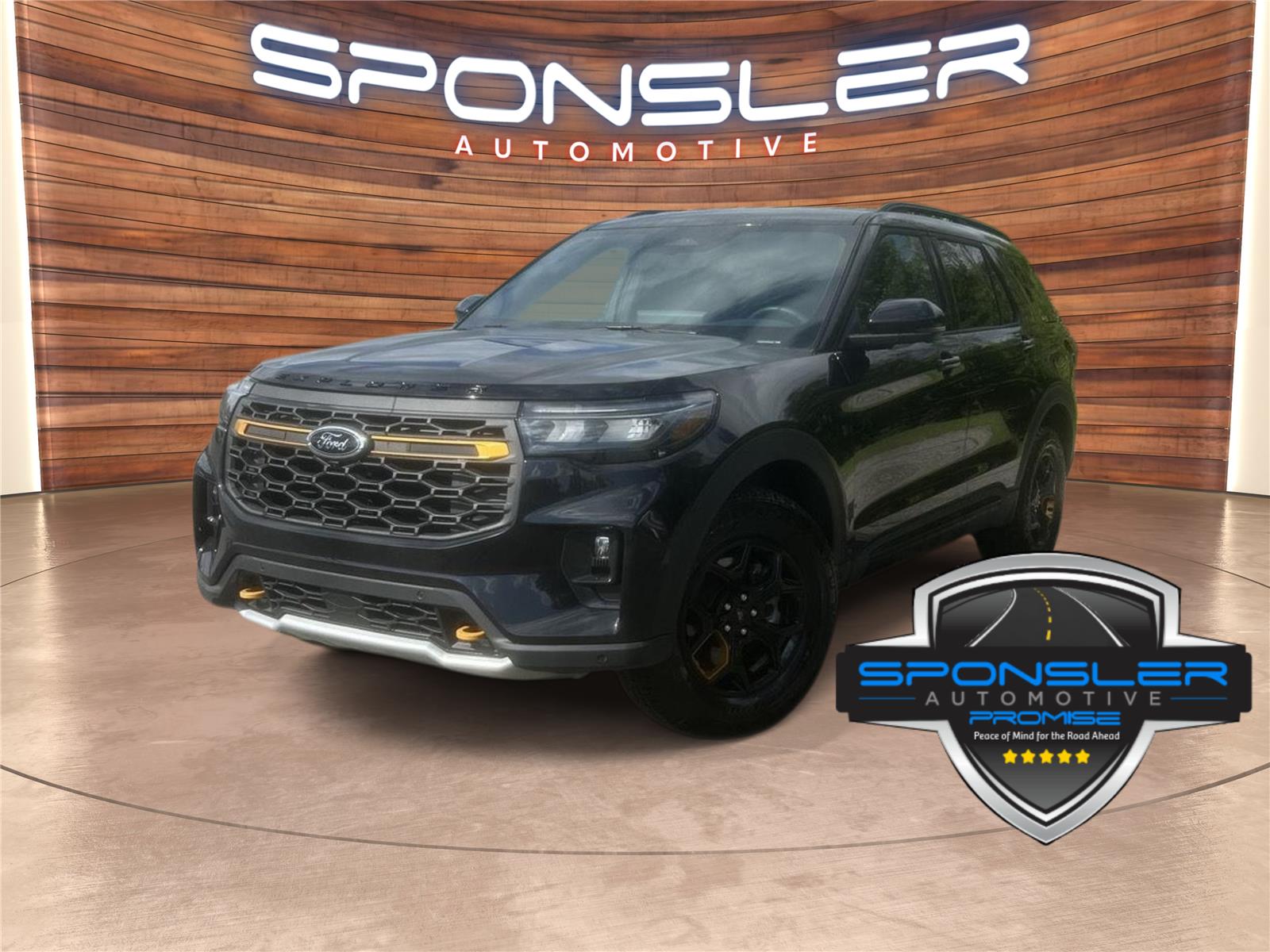 Agate Black Metallic 2026 Ford Explorer SUV / Crossover All-Wheel Drive Automatic