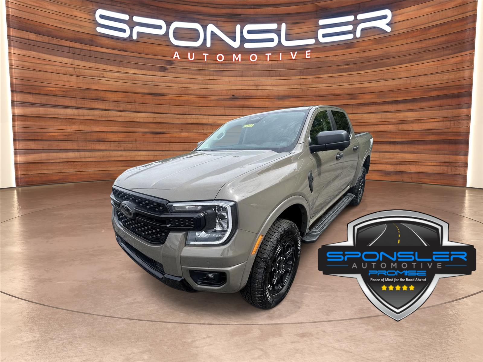 Marsh Gray 2026 Ford Ranger Pickup Truck Four-Wheel Drive Automatic