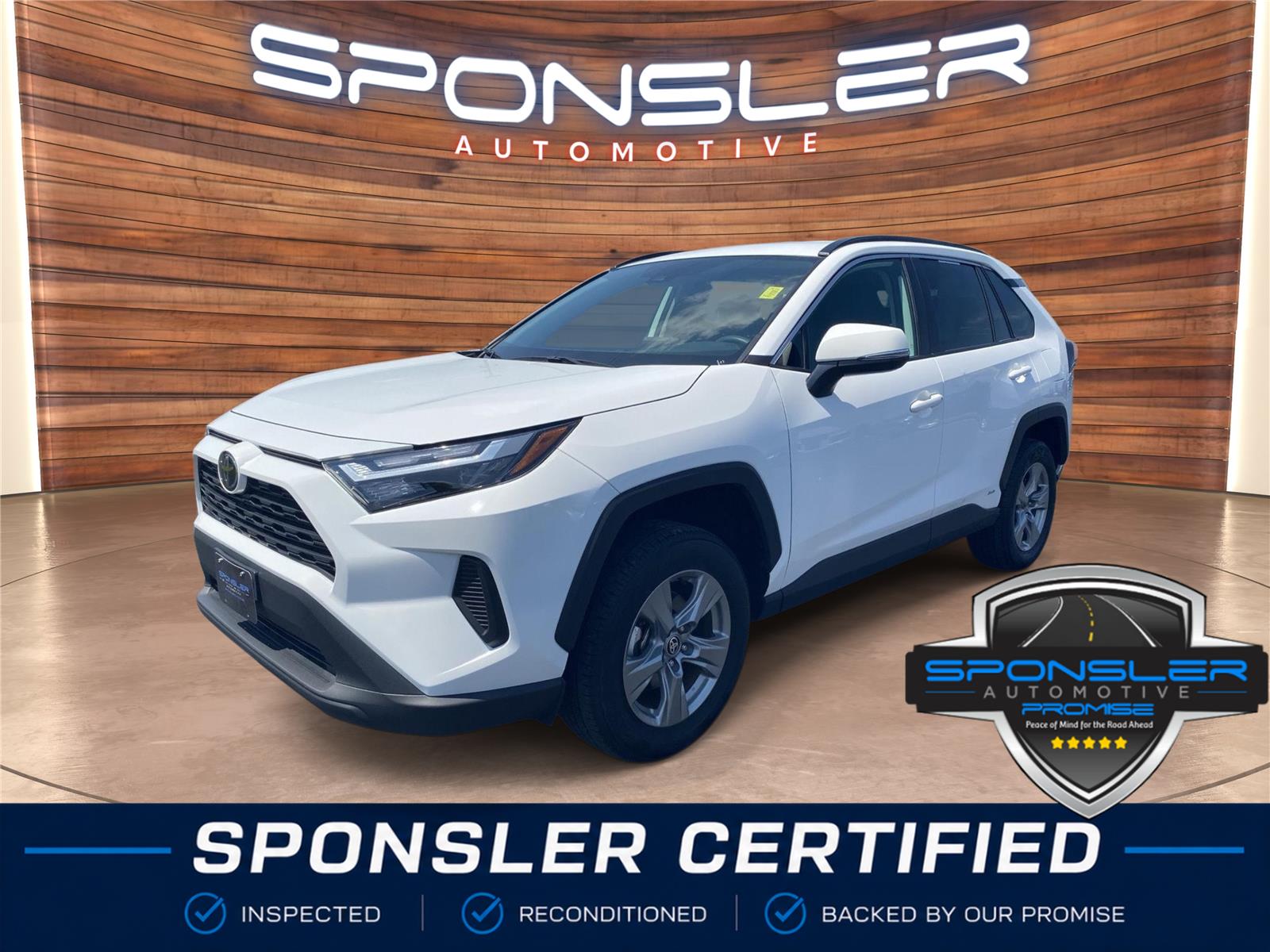 Ice Cap 2025 Toyota RAV4 Hybrid SUV / Crossover All-Wheel Drive Continuously Variable Transmission