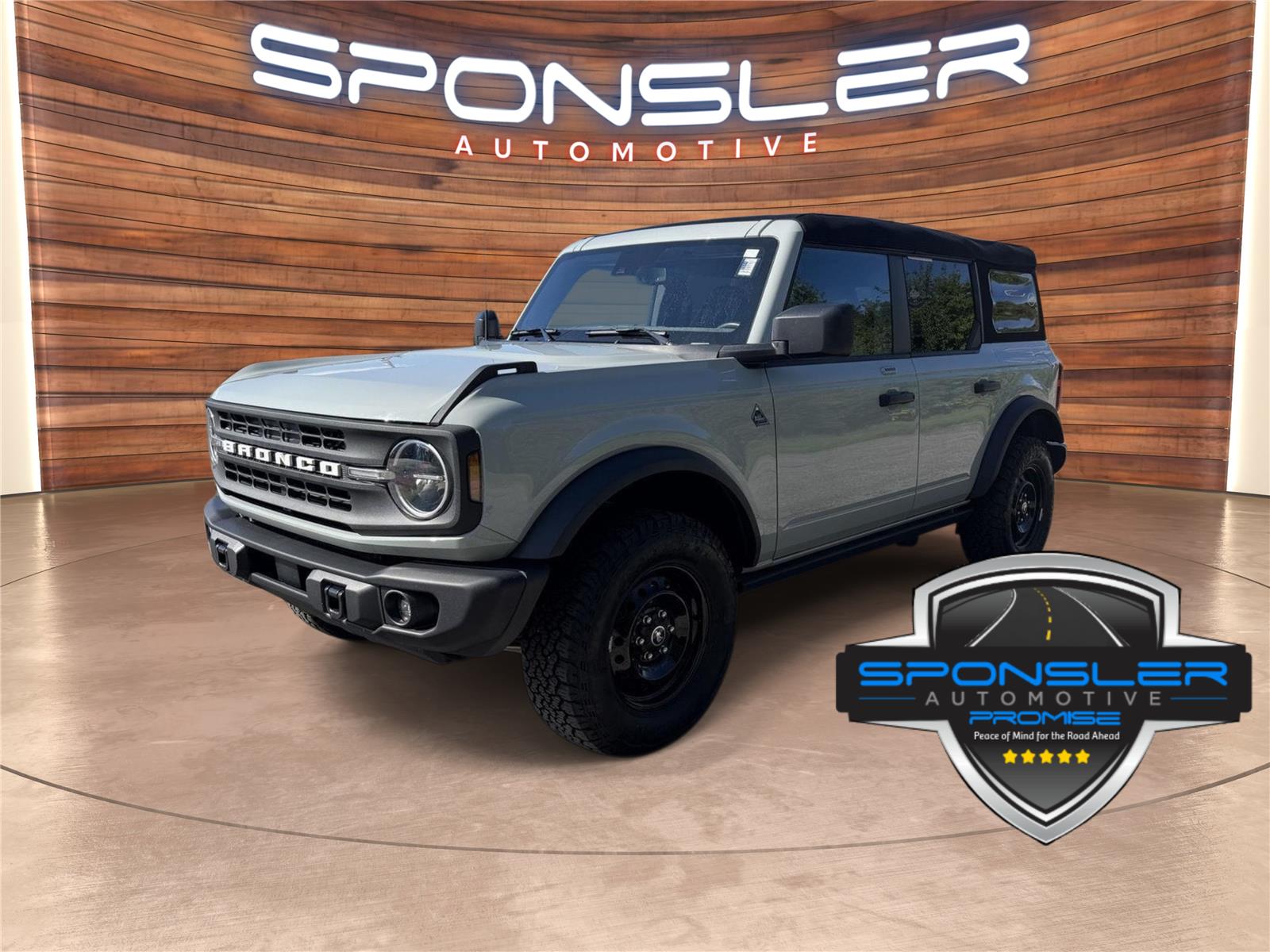 Cactus Gray 2023 Ford Bronco SUV / Crossover Four-Wheel Drive Automatic