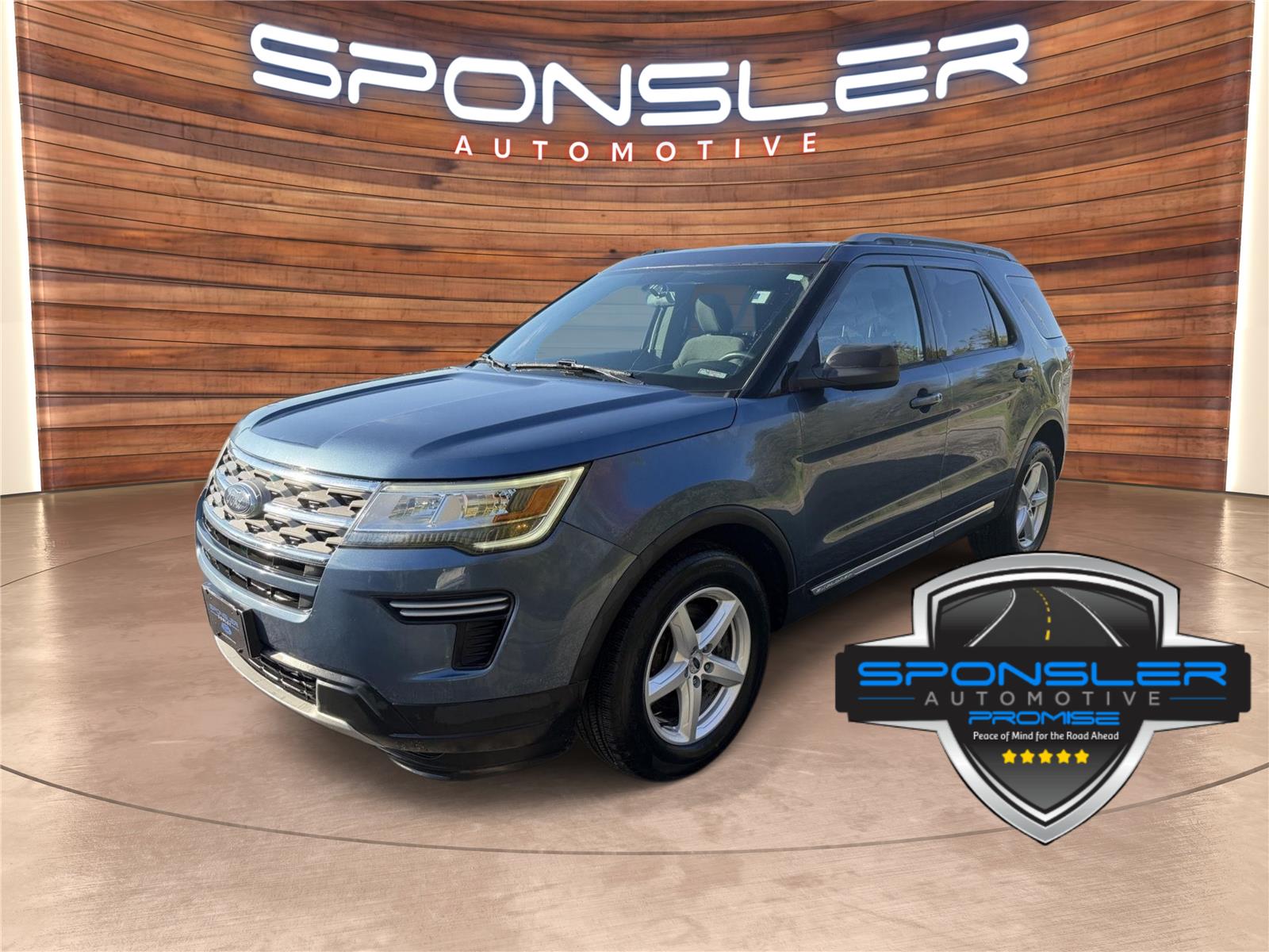 Blue Metallic 2018 Ford Explorer SUV / Crossover Front-Wheel Drive 6-Speed Automatic