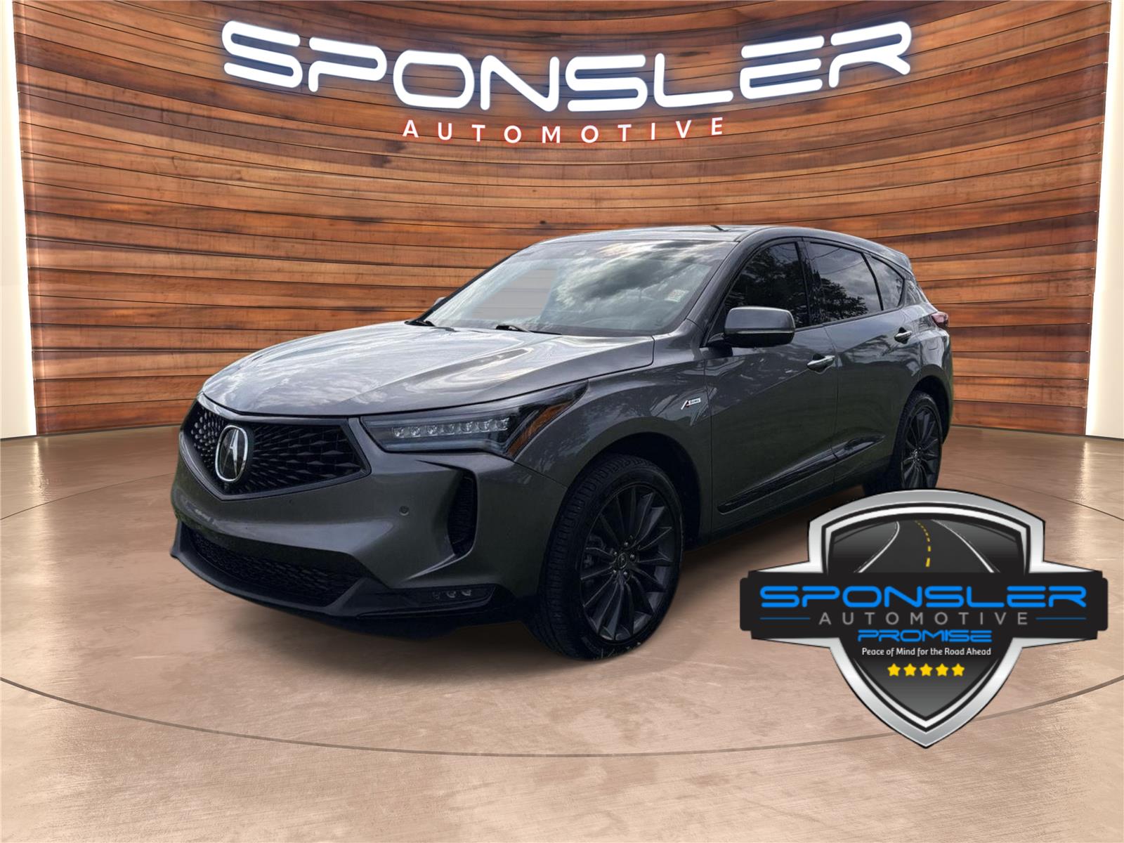 Liquid Carbon Metallic 2024 Acura RDX SUV / Crossover All-Wheel Drive Automatic