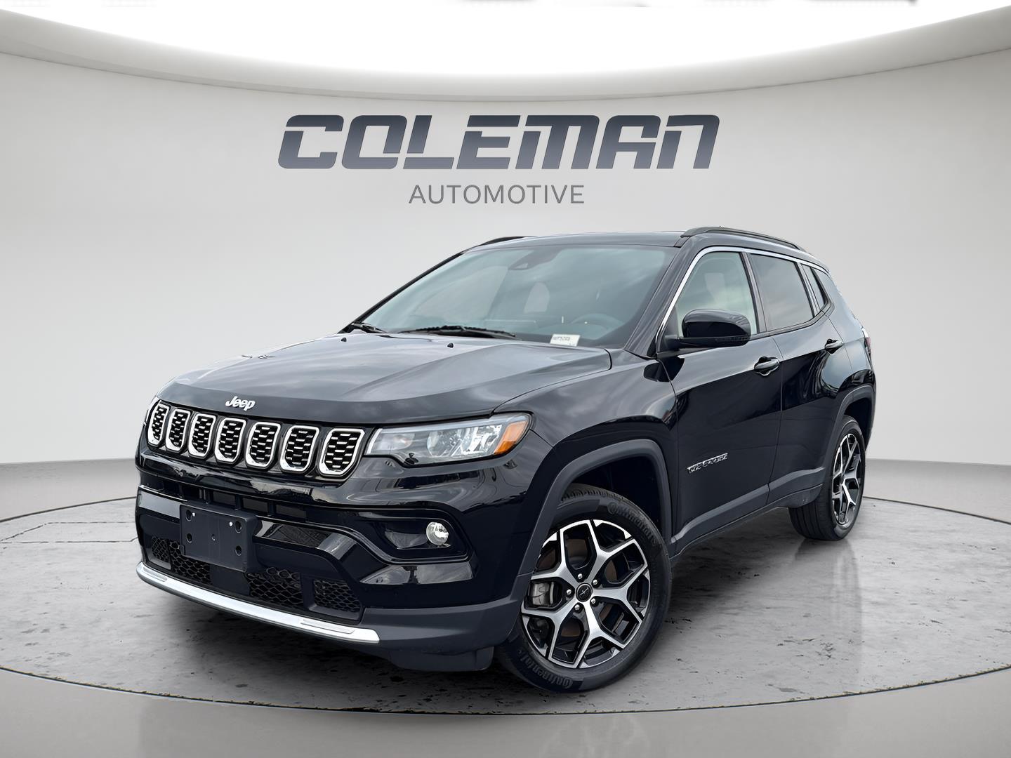 Diamond Black Crystal Pearlcoat 2025 Jeep Compass SUV / Crossover Four-Wheel Drive 8-Speed Automatic