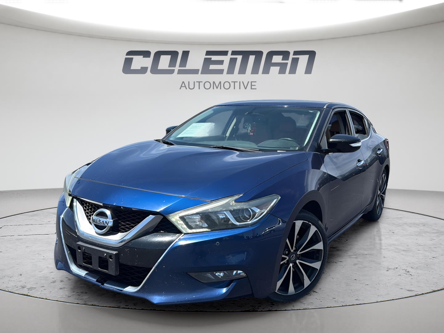 Deep Blue Pearl 2016 Nissan Maxima Sedan Front-Wheel Drive Continuously Variable Transmission