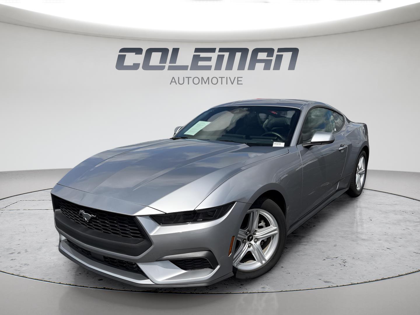 Iconic Silver 2026 Ford Mustang Coupe Rear-Wheel Drive Automatic