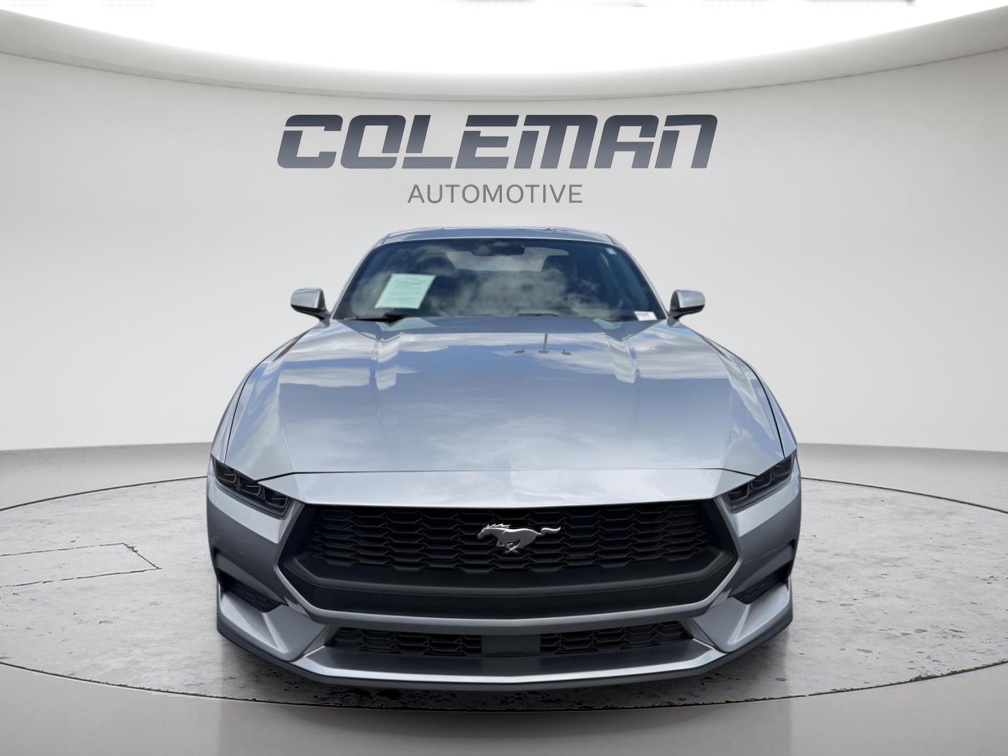 Iconic Silver 2026 Ford Mustang Coupe Rear-Wheel Drive Automatic