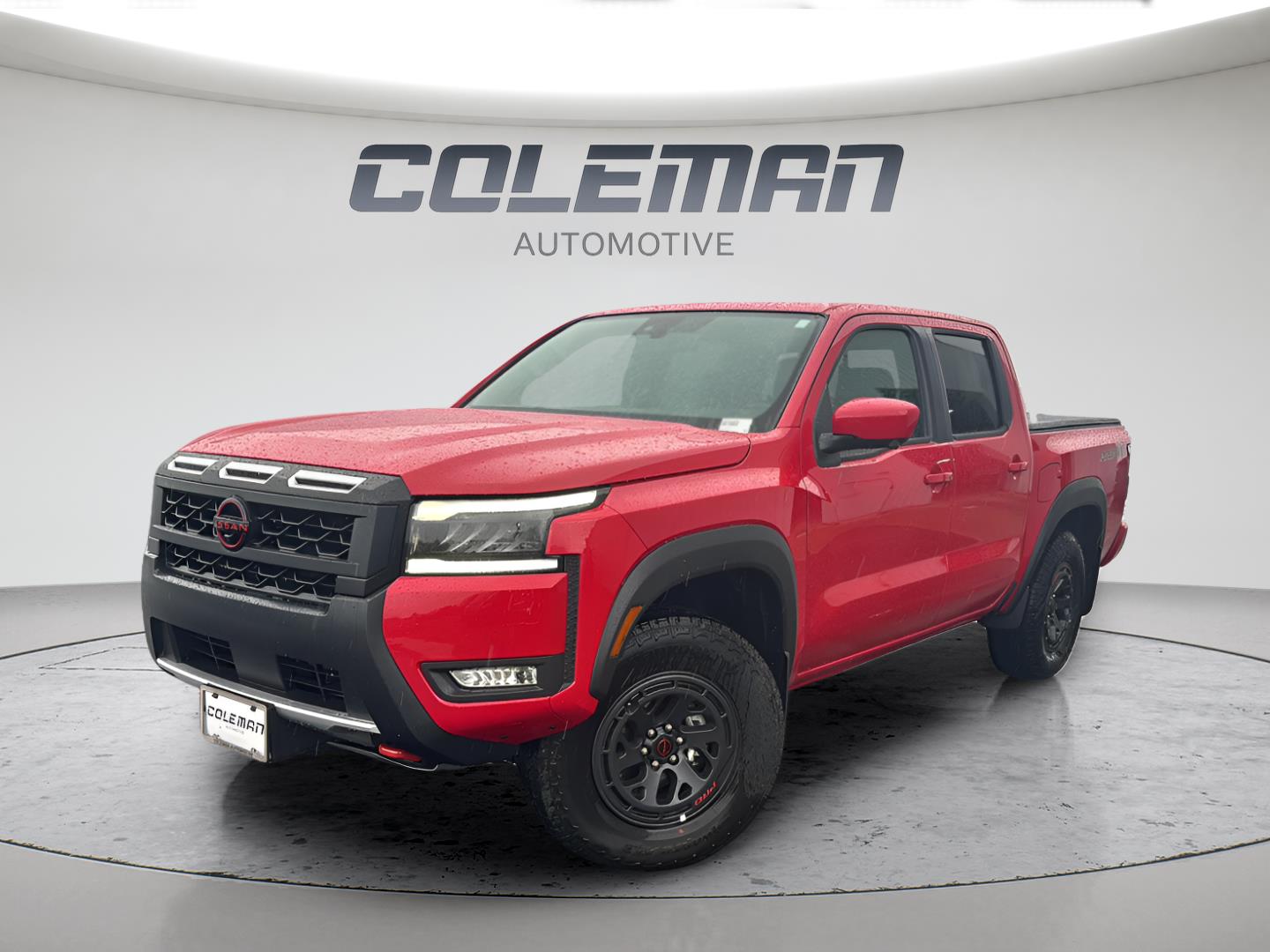 Red Alert 2026 Nissan Frontier Pickup Truck Four-Wheel Drive Automatic