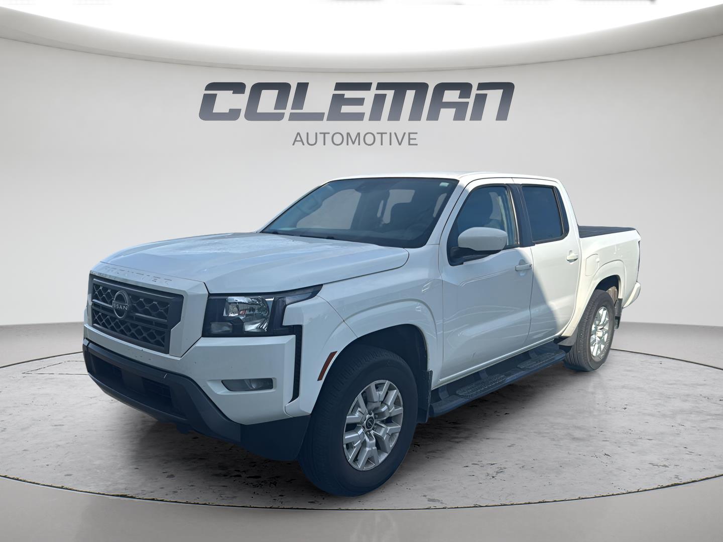 Glacier White 2023 Nissan Frontier Pickup Truck Four-Wheel Drive Automatic