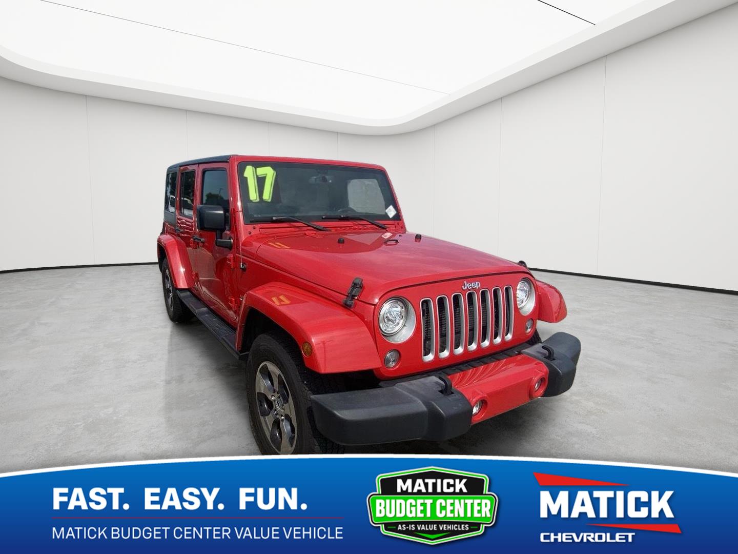 Black 2017 Jeep Wrangler SUV / Crossover Four-Wheel Drive 5-Speed Automatic