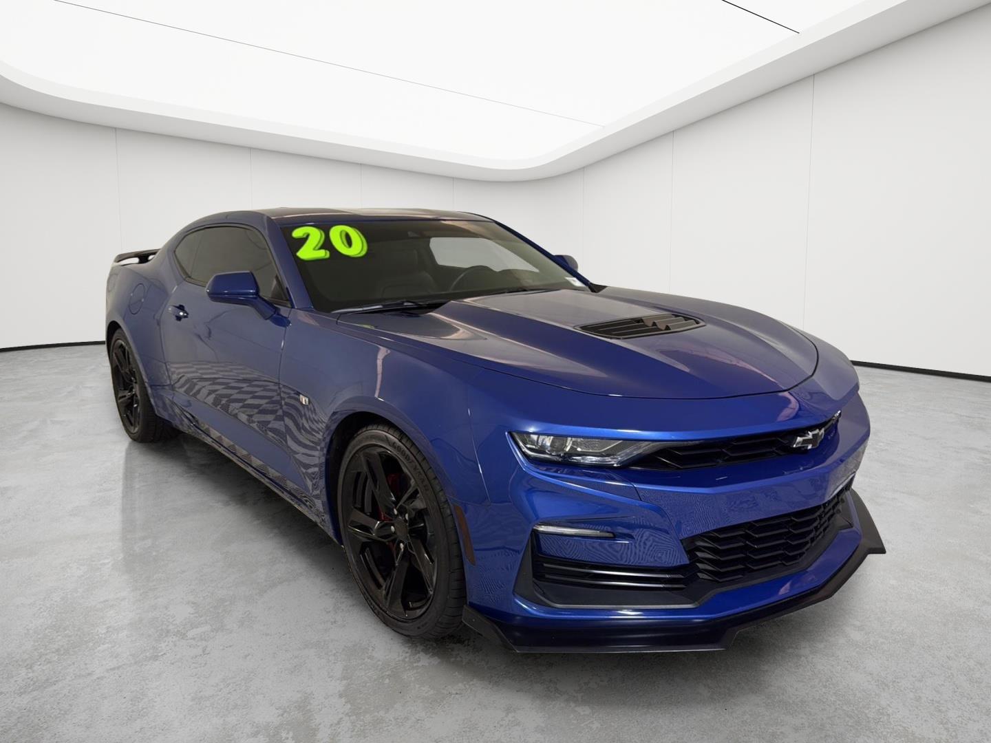 Riverside Blue Metallic 2020 Chevrolet Camaro Coupe Rear-Wheel Drive Automatic