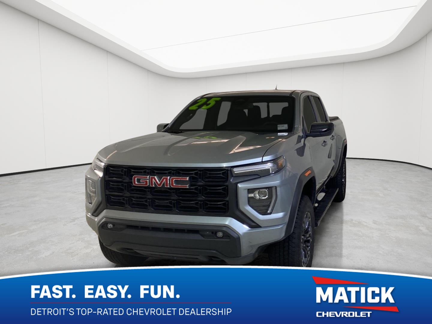 Sterling Metallic 2025 GMC Canyon Pickup Truck Four-Wheel Drive 8-Speed Automatic