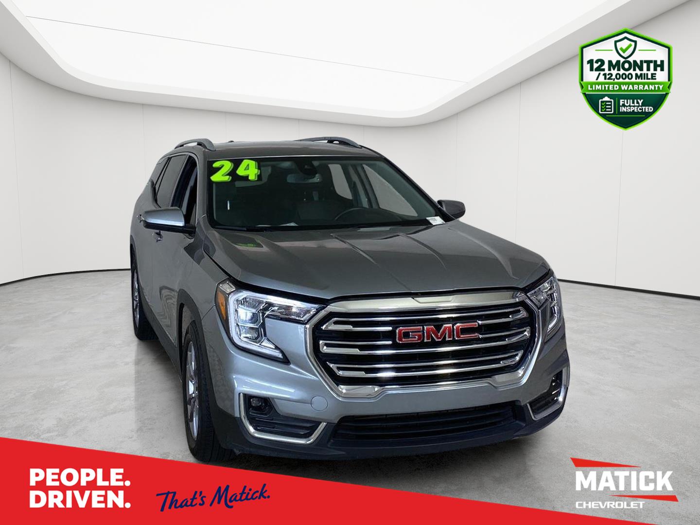 Sterling Metallic 2024 GMC Terrain SUV / Crossover Front-Wheel Drive 9-Speed Automatic Overdrive