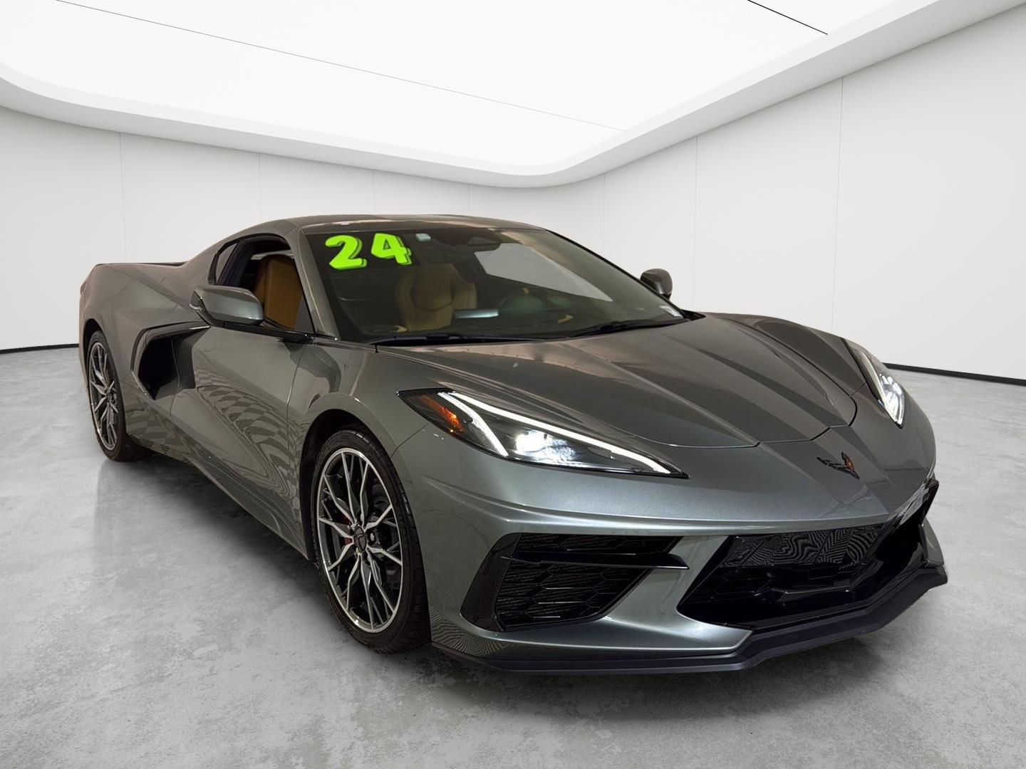 Hypersonic Gray Metallic 2024 Chevrolet Corvette Coupe Rear-Wheel Drive 8-Speed Dual Clutch