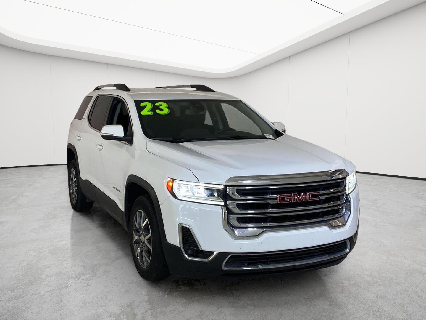 Summit White 2023 GMC Acadia SUV / Crossover Four-Wheel Drive 9-Speed Automatic