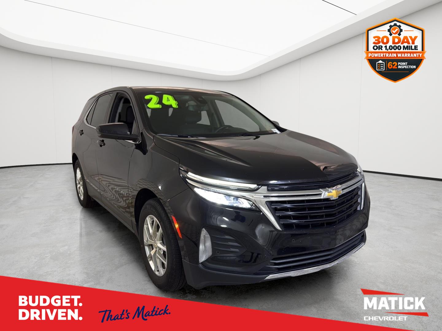 Mosaic Black Metallic 2024 Chevrolet Equinox SUV / Crossover Front-Wheel Drive 6-Speed Automatic Overdrive