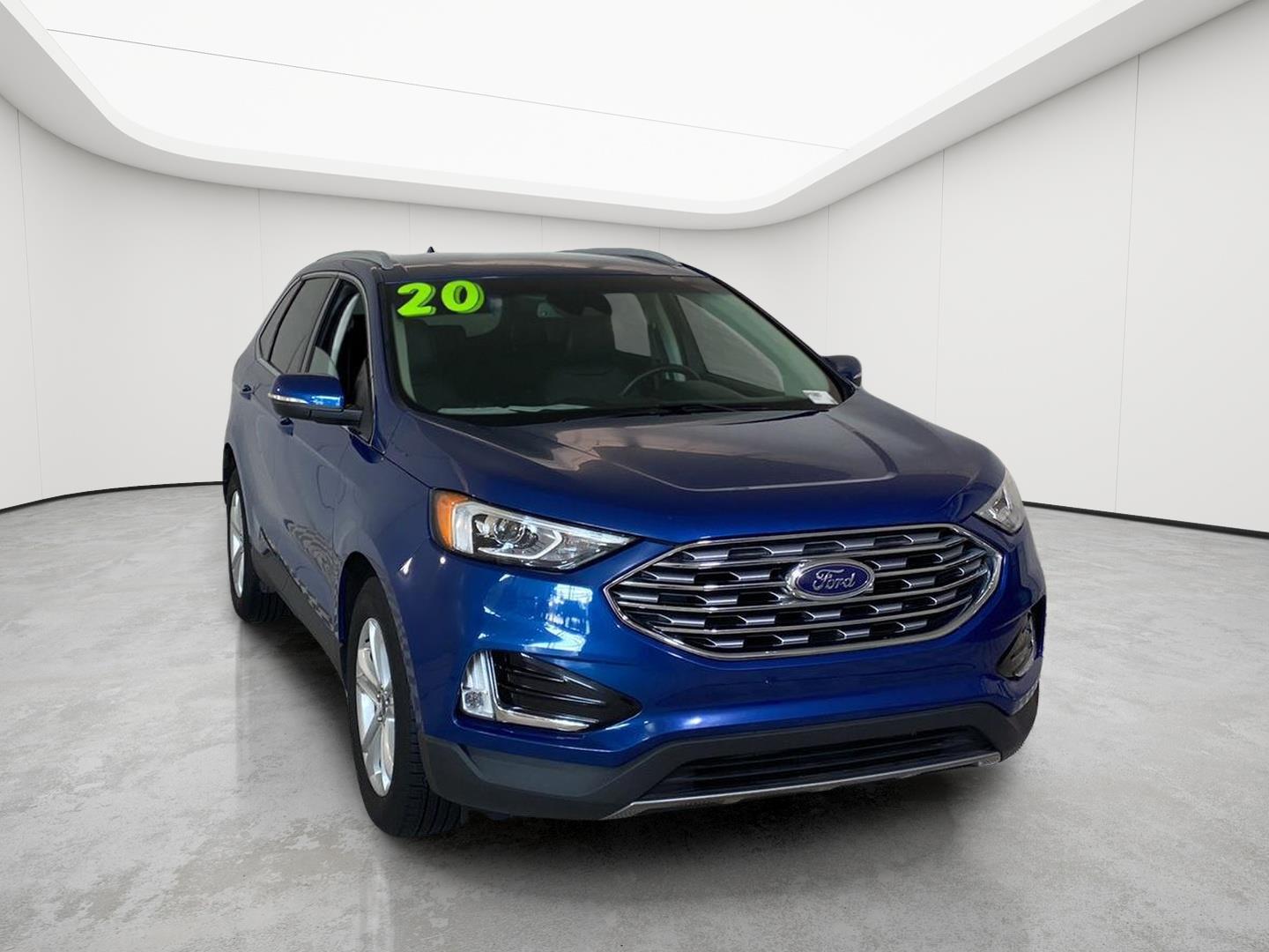 Atlas Blue 2020 Ford Edge SUV / Crossover All-Wheel Drive 8-Speed Automatic