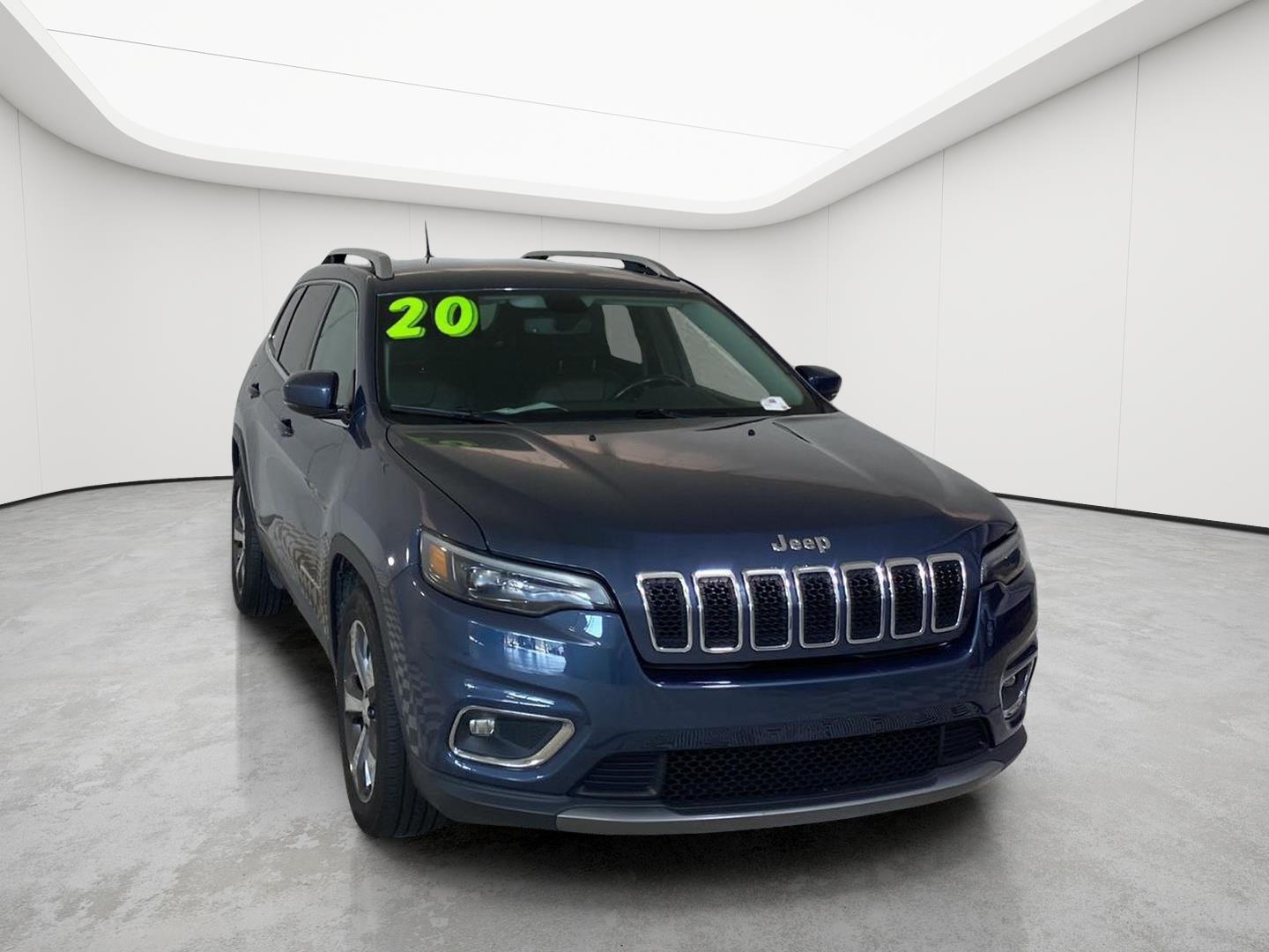 Slate Blue Pearlcoat 2020 Jeep Cherokee SUV / Crossover Front-Wheel Drive 9-Speed Automatic