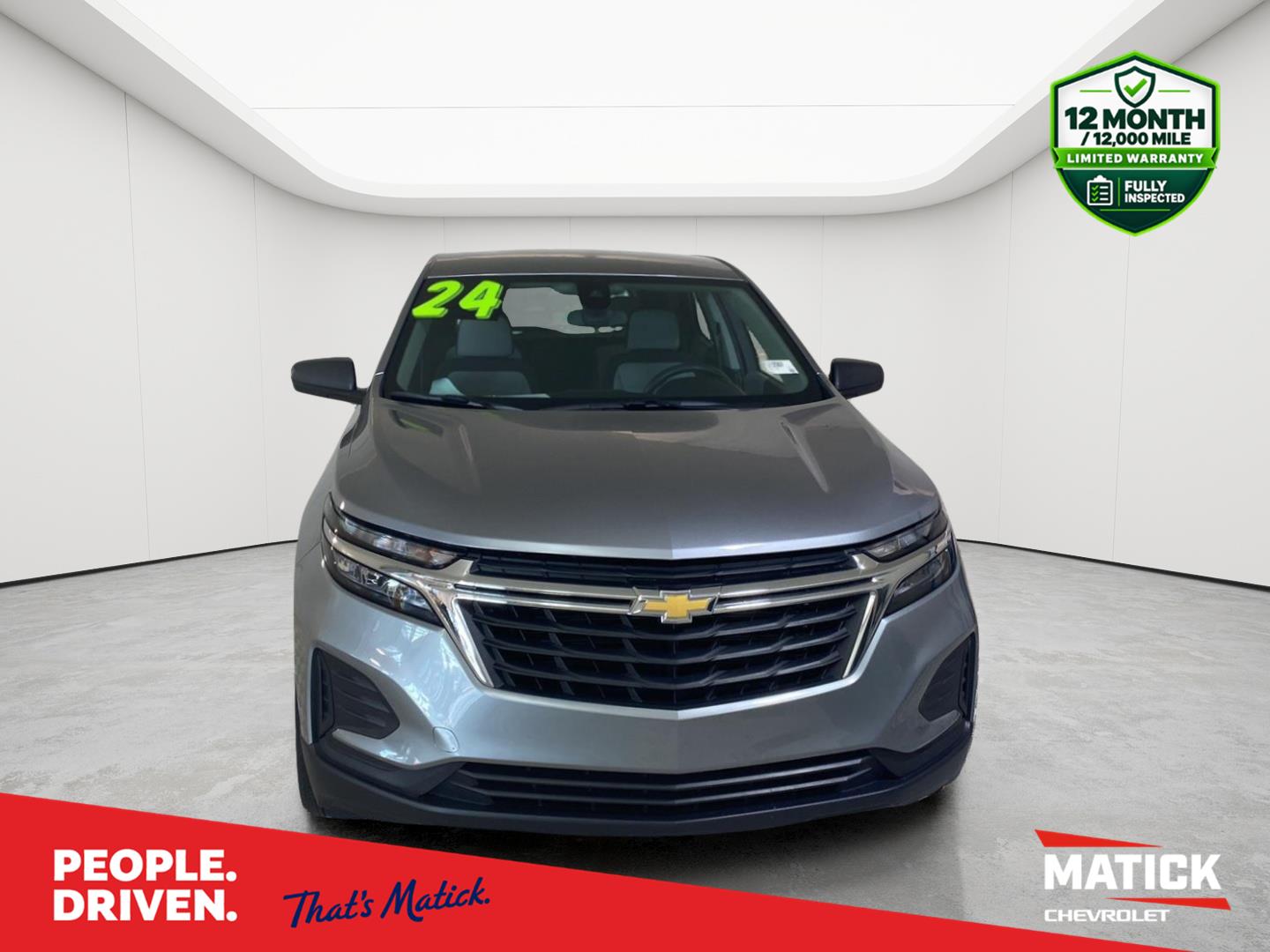 Sterling Gray Metallic 2024 Chevrolet Equinox SUV / Crossover Front-Wheel Drive 6-Speed Automatic Overdrive