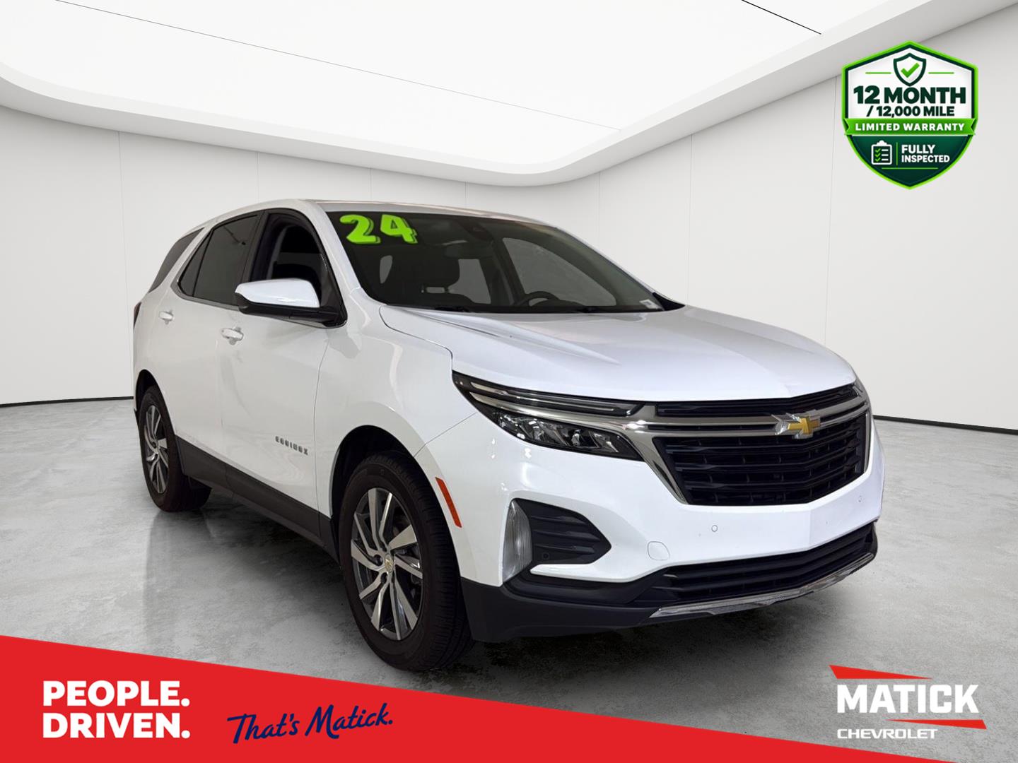 Summit White 2024 Chevrolet Equinox SUV / Crossover Front-Wheel Drive 6-Speed Automatic Overdrive