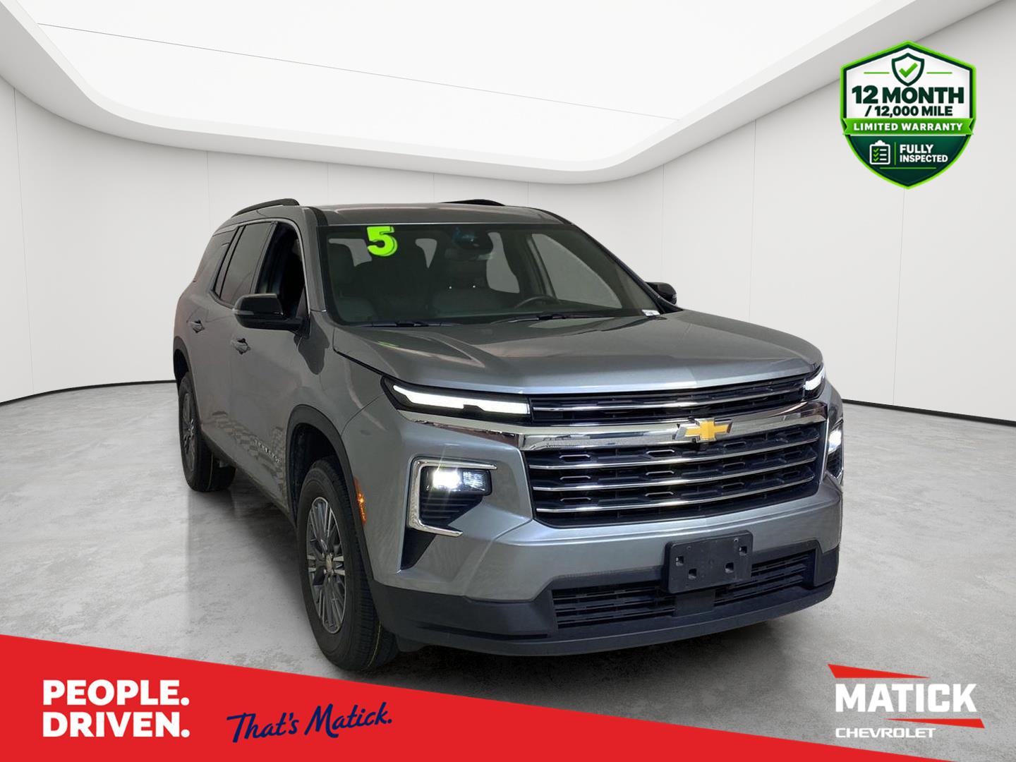 Sterling Gray Metallic 2025 Chevrolet Traverse SUV / Crossover Front-Wheel Drive 8-Speed Automatic