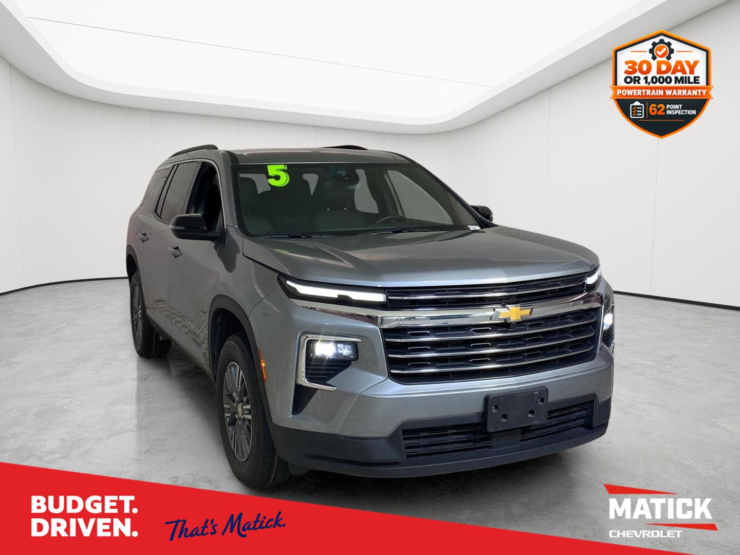 Sterling Gray Metallic 2025 Chevrolet Traverse SUV / Crossover Front-Wheel Drive 8-Speed Automatic