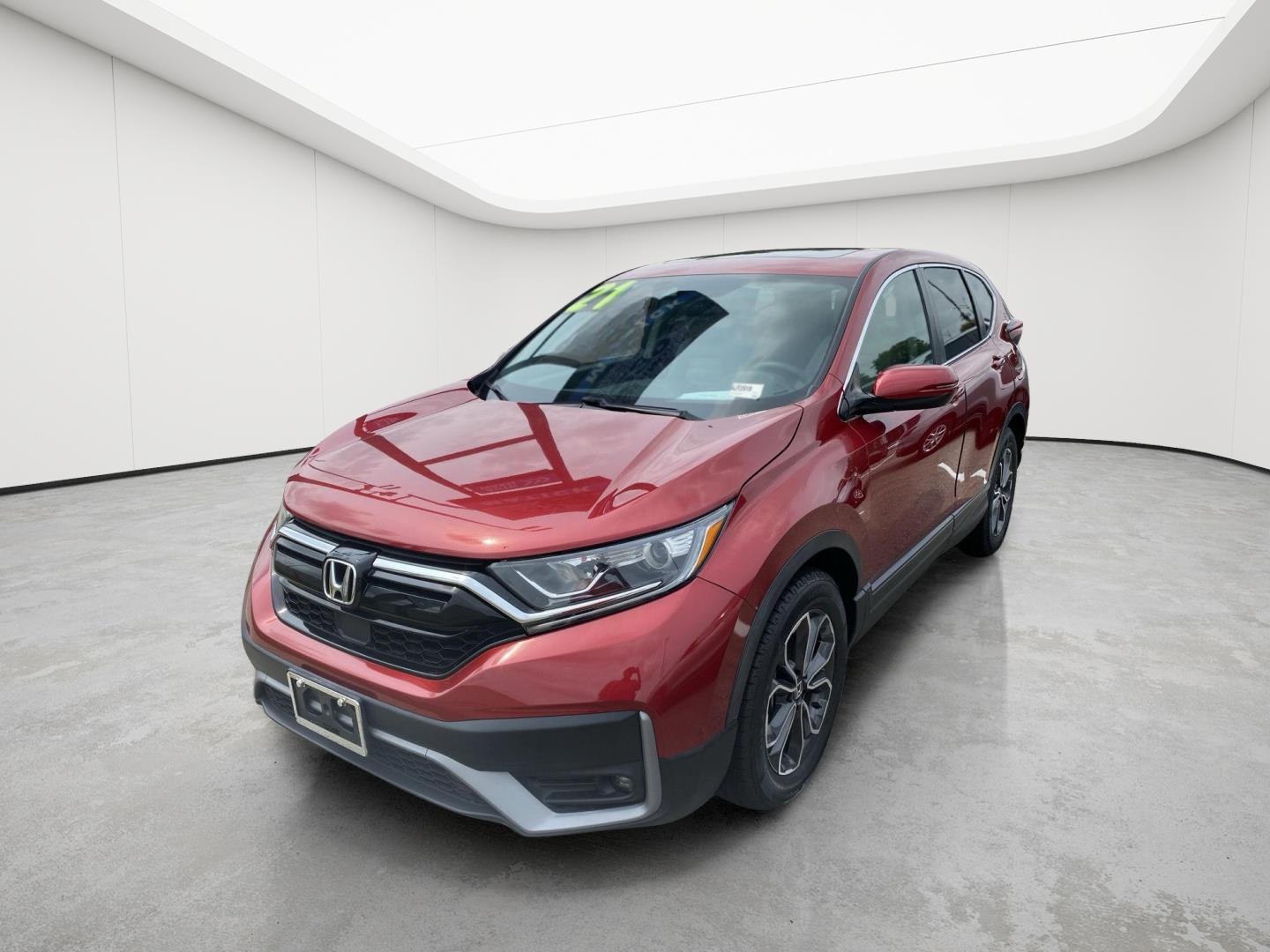Radiant Red Metallic 2021 Honda CR-V SUV / Crossover Front-Wheel Drive Continuously Variable Transmission
