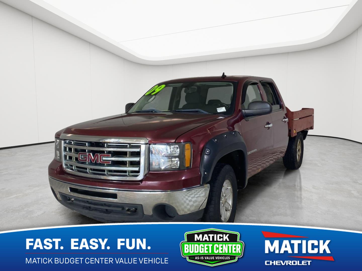 Sonoma Red Metallic 2009 GMC Sierra 1500 Pickup Truck Four-Wheel Drive 6-Speed Automatic
